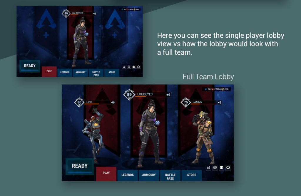 Apex Legends UI Design 1