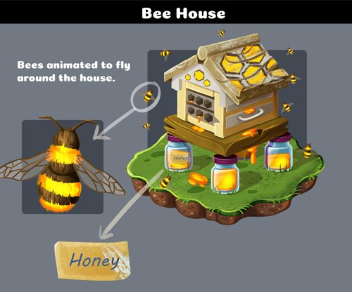 Bee House Building Concept Art