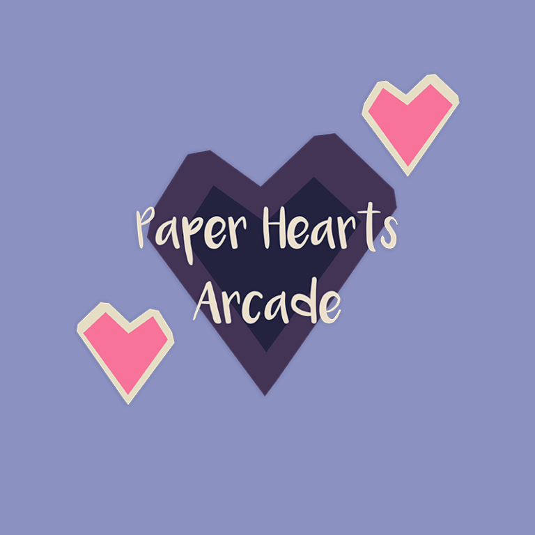 Paper Hearts Arcade Logo Design