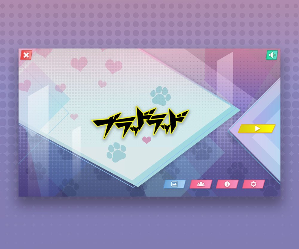 Anime Game UI Design