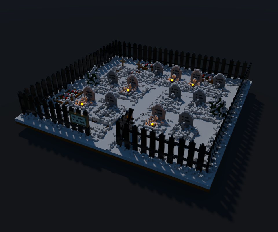 Voxel Graveyard Model