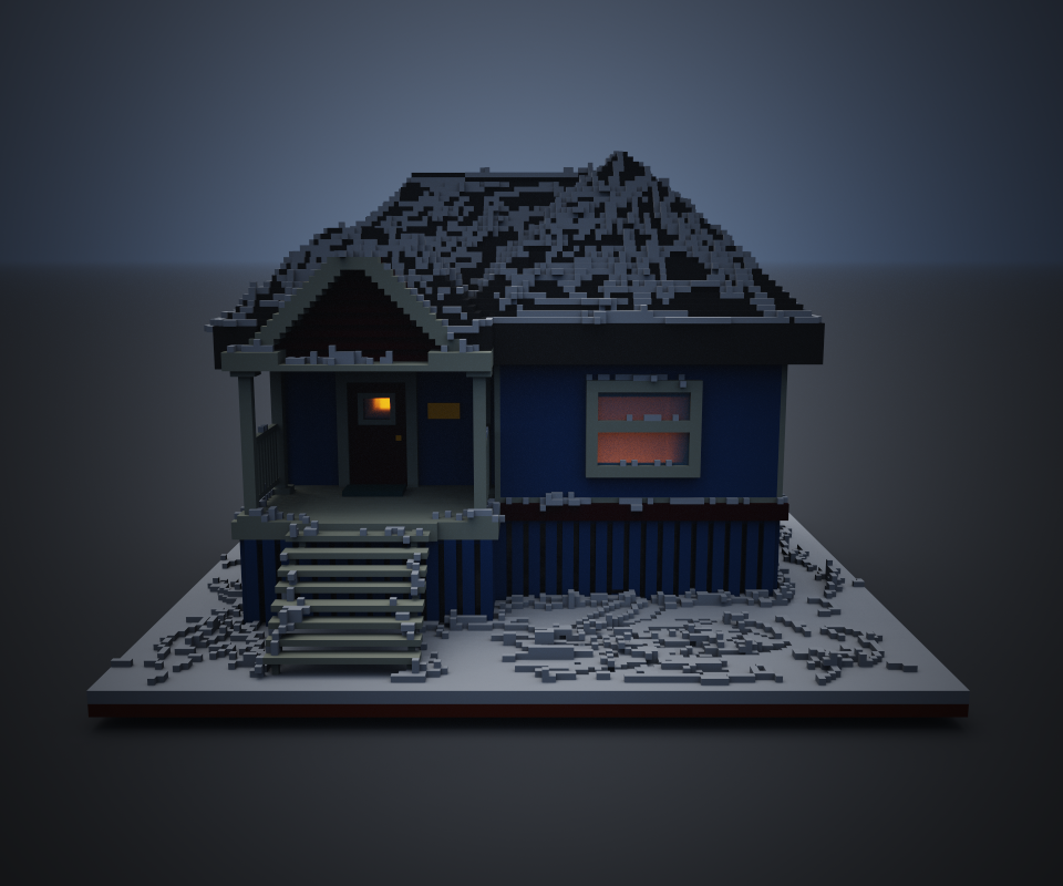 Voxel House Model