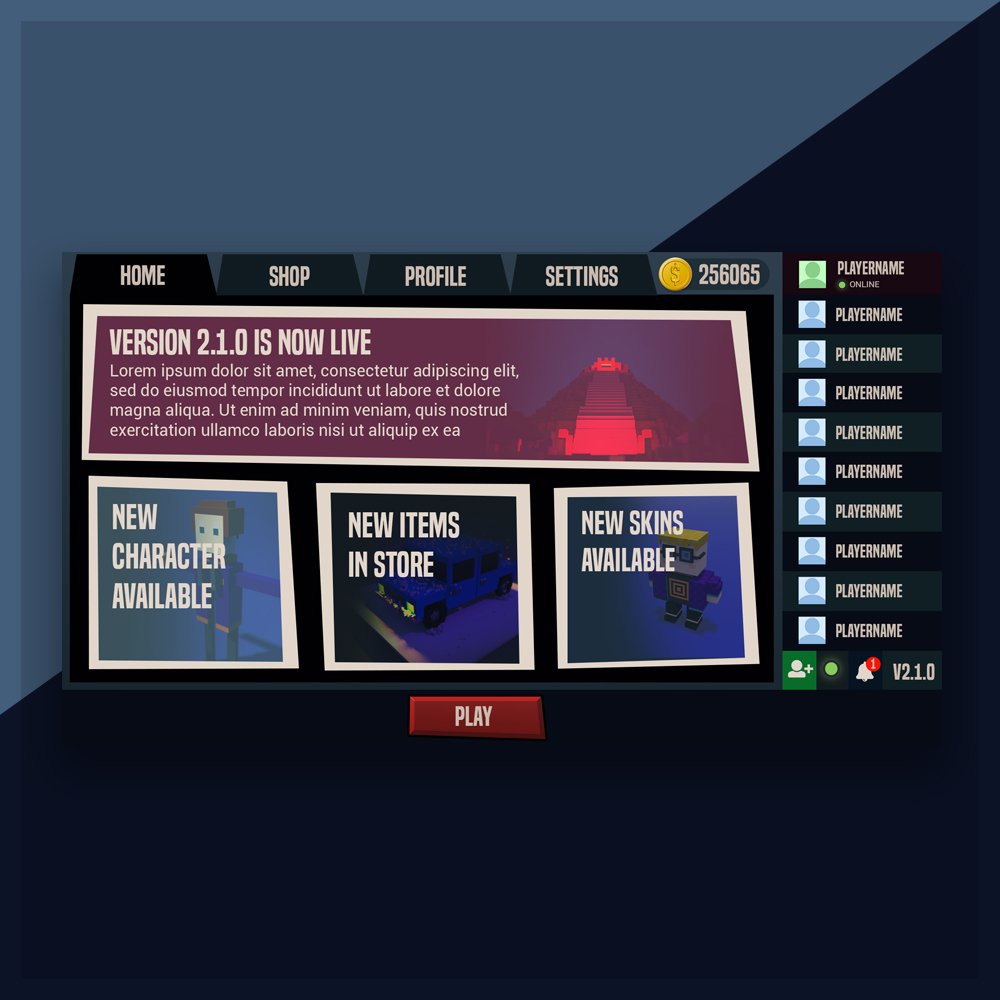 UI Asset Pack for Battle Royale FPS Games