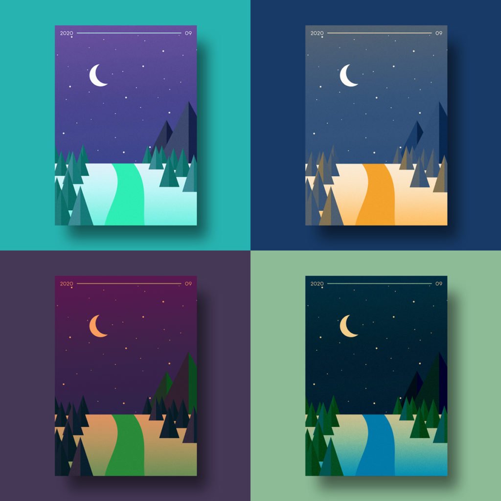 An Example of my Color Process Results for posters
