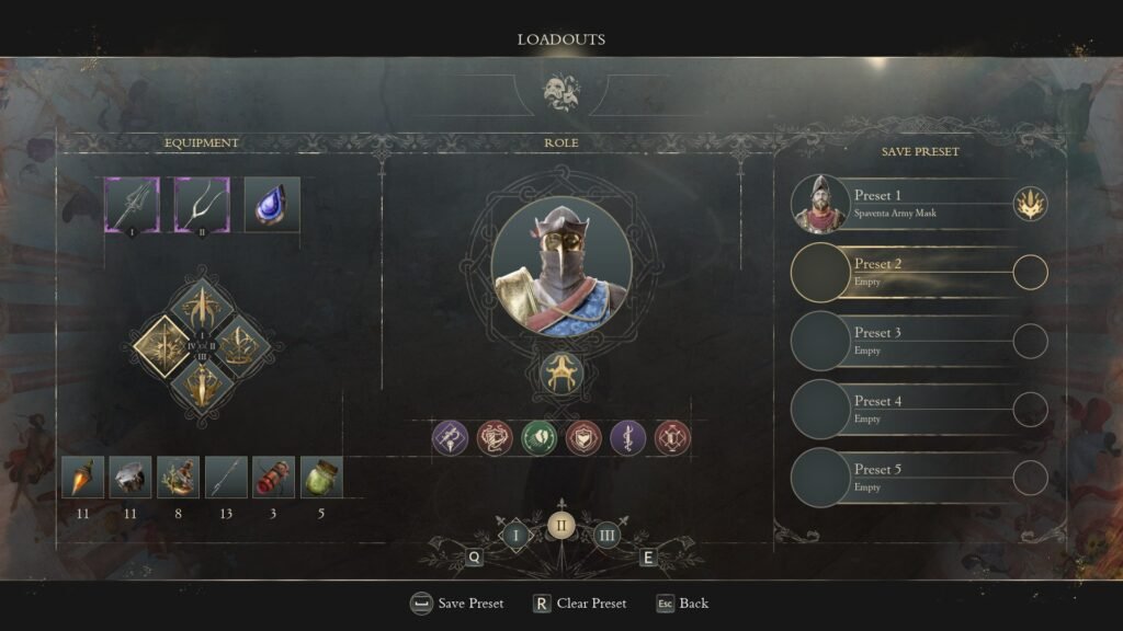 Loadout Presets UI